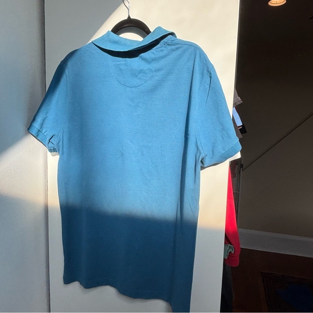 Men's Blue Polo Shirt - Picture 4 of 4
